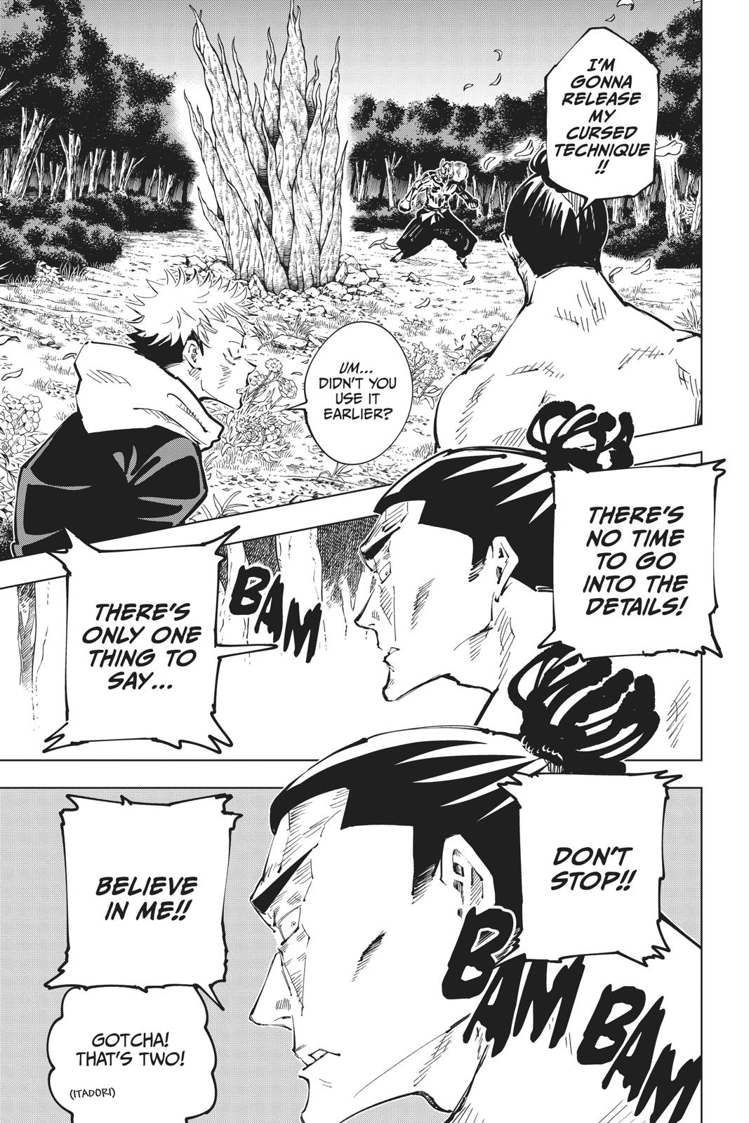 Jujutsu Kaisen Manga Chapter 50 page 3 - Feeling