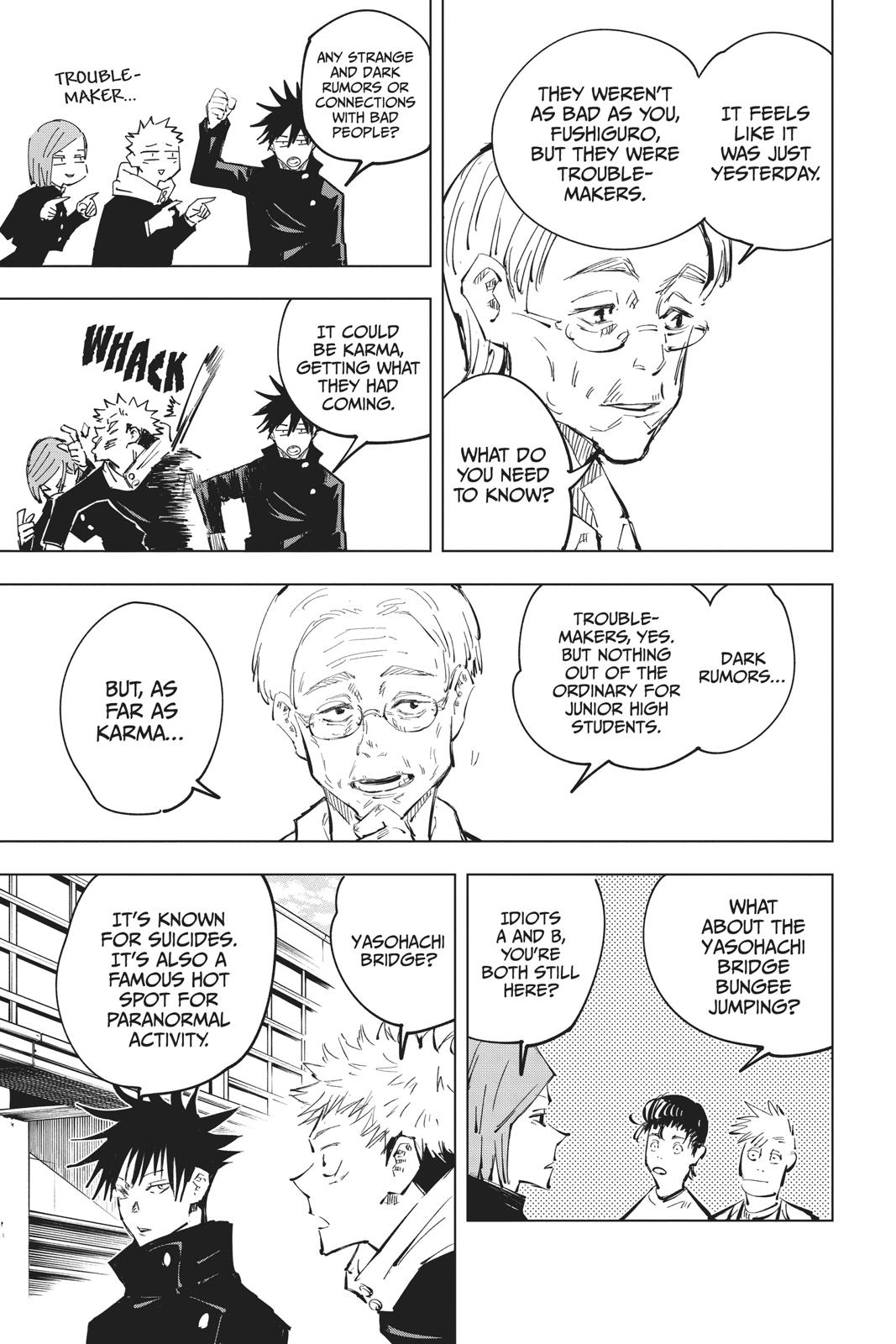 Jujutsu Kaisen Manga Chapter 55 page 11 - The Origin of Obedience