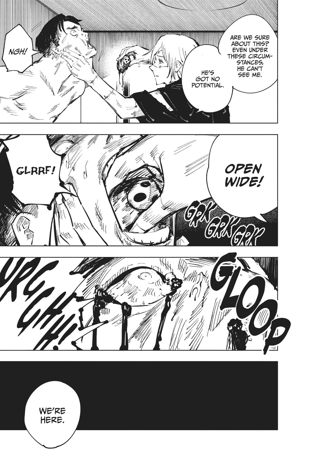 Jujutsu Kaisen Manga Chapter 55 page 17 - The Origin of Obedience