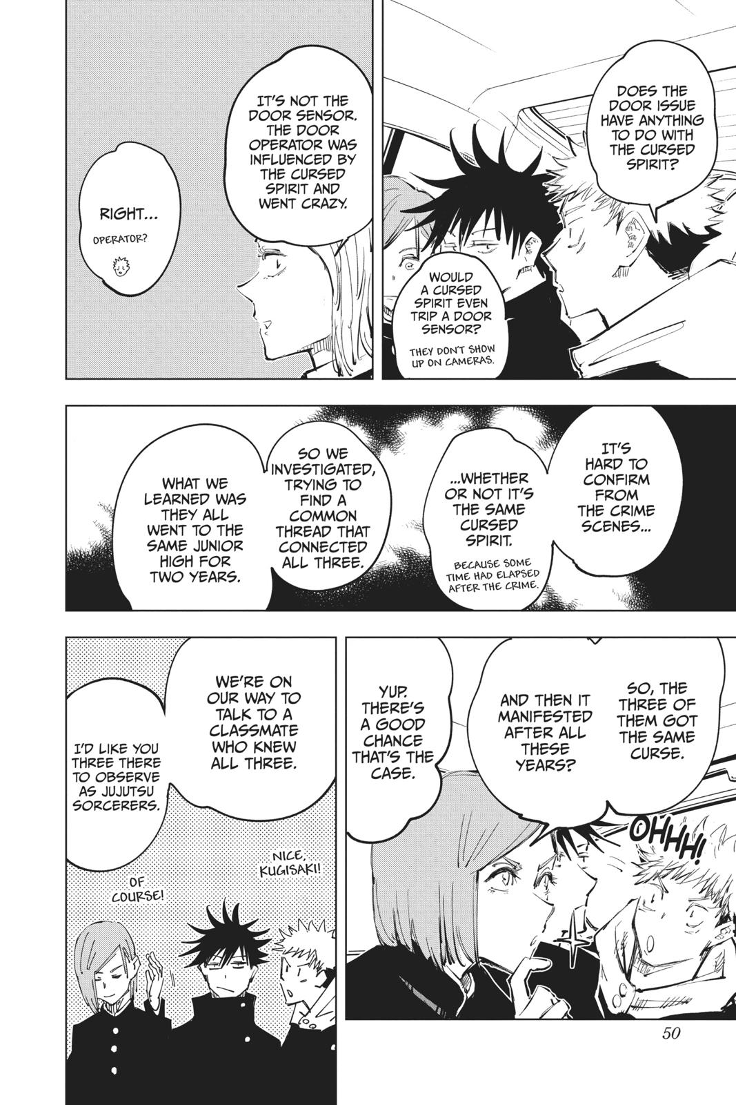 Jujutsu Kaisen Manga Chapter 55 page 4 - The Origin of Obedience