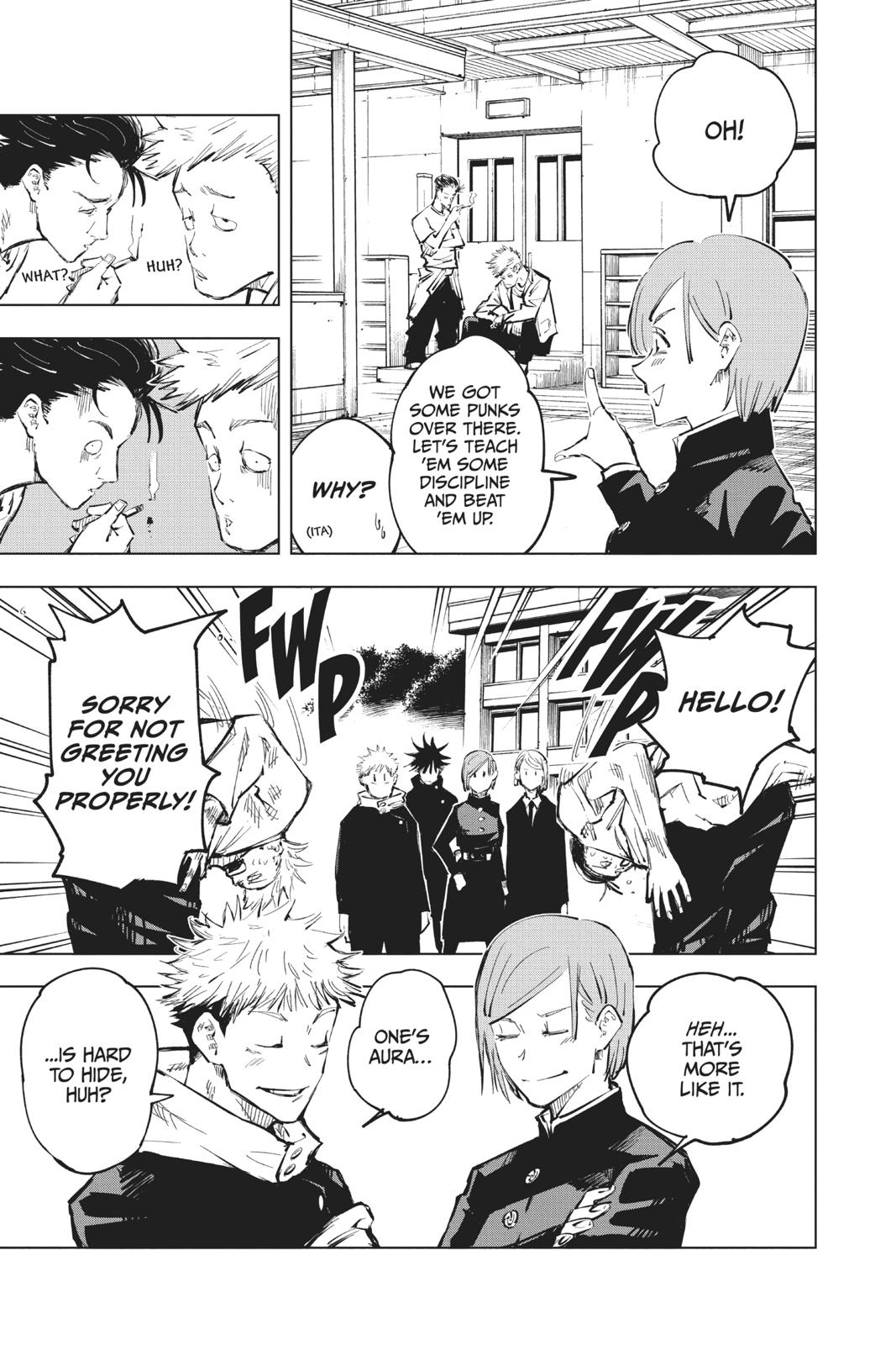 Jujutsu Kaisen Manga Chapter 55 page 7 - The Origin of Obedience