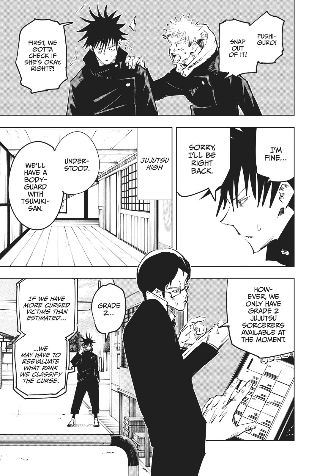 Jujutsu Kaisen Manga Chapter 56 page 12 - The Origin of Obedience, Part 2