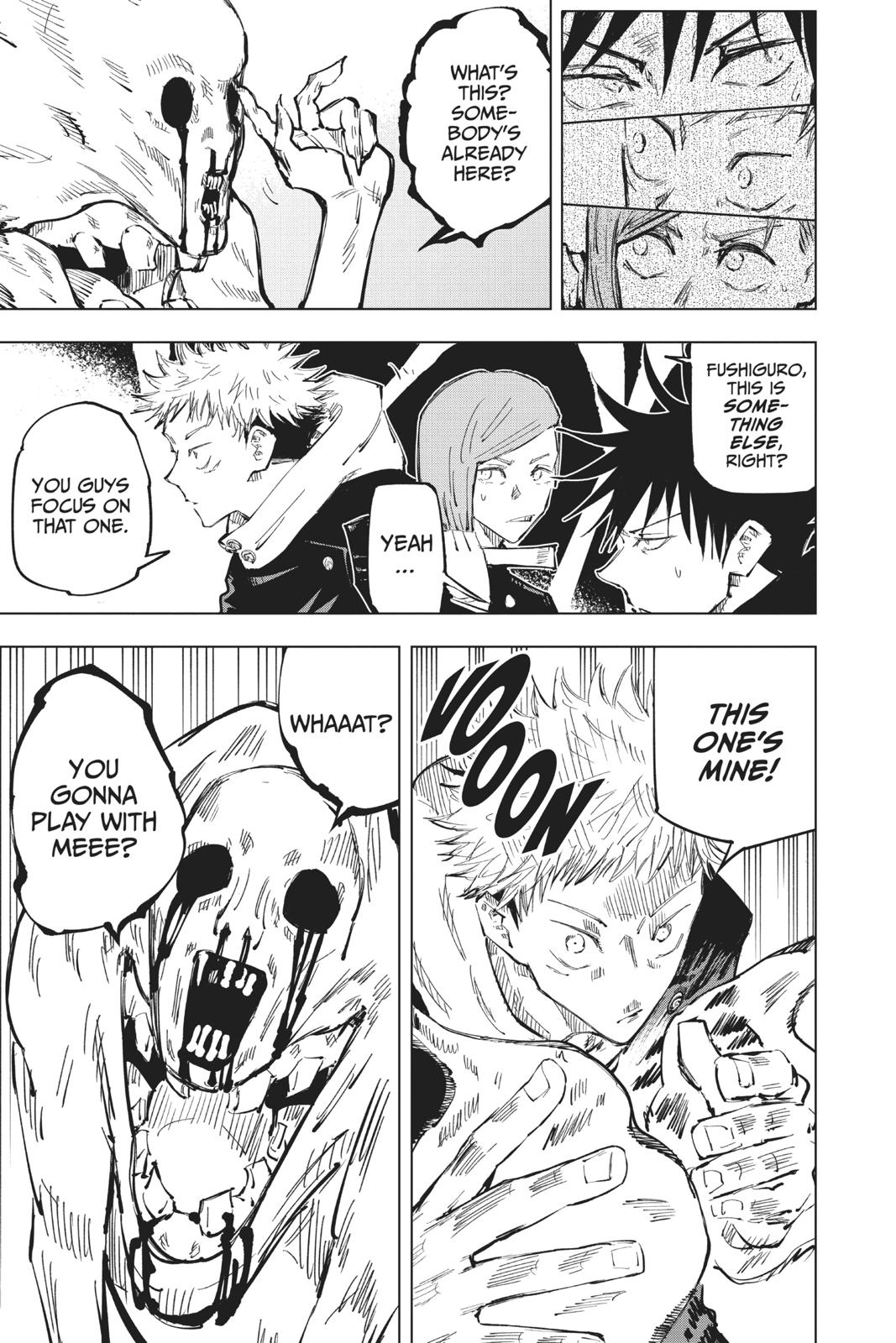 Jujutsu Kaisen Manga Chapter 56 page 21 - The Origin of Obedience, Part 2