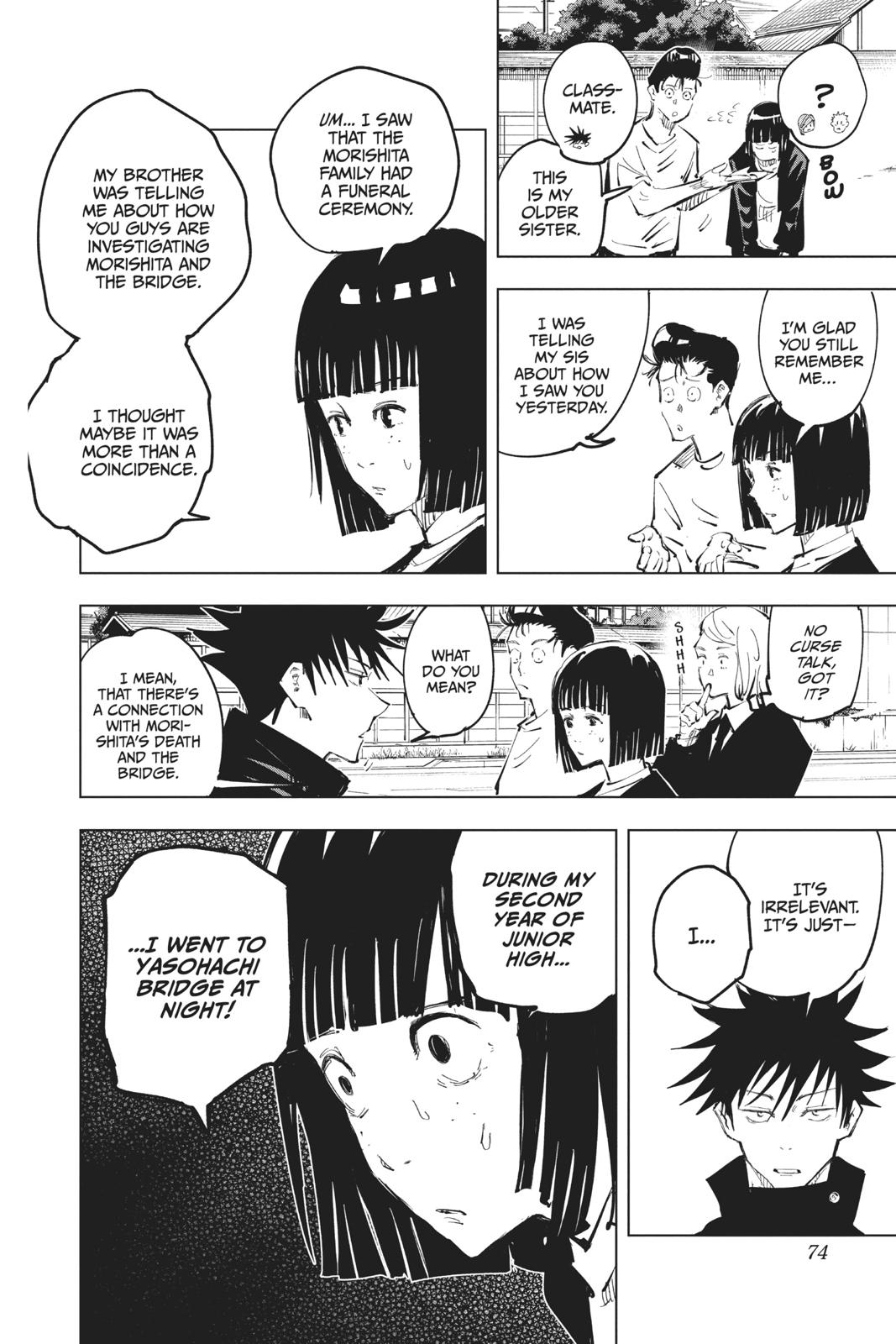 Jujutsu Kaisen Manga Chapter 56 page 7 - The Origin of Obedience, Part 2