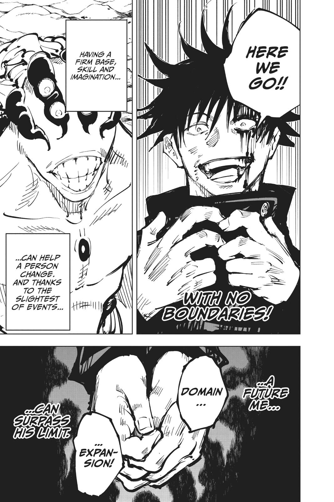 Jujutsu Kaisen Manga Chapter 58 page 13 - The Origin of Obedience, Part 4