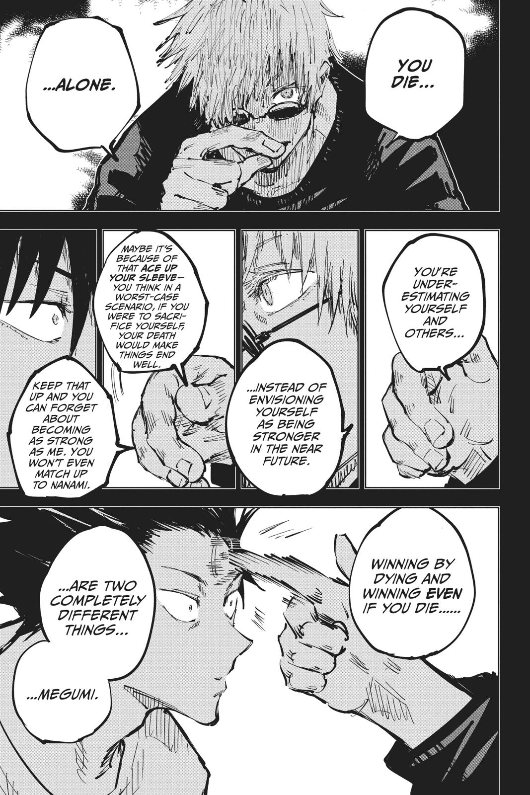 Jujutsu Kaisen Manga Chapter 58 page 9 - The Origin of Obedience, Part 4