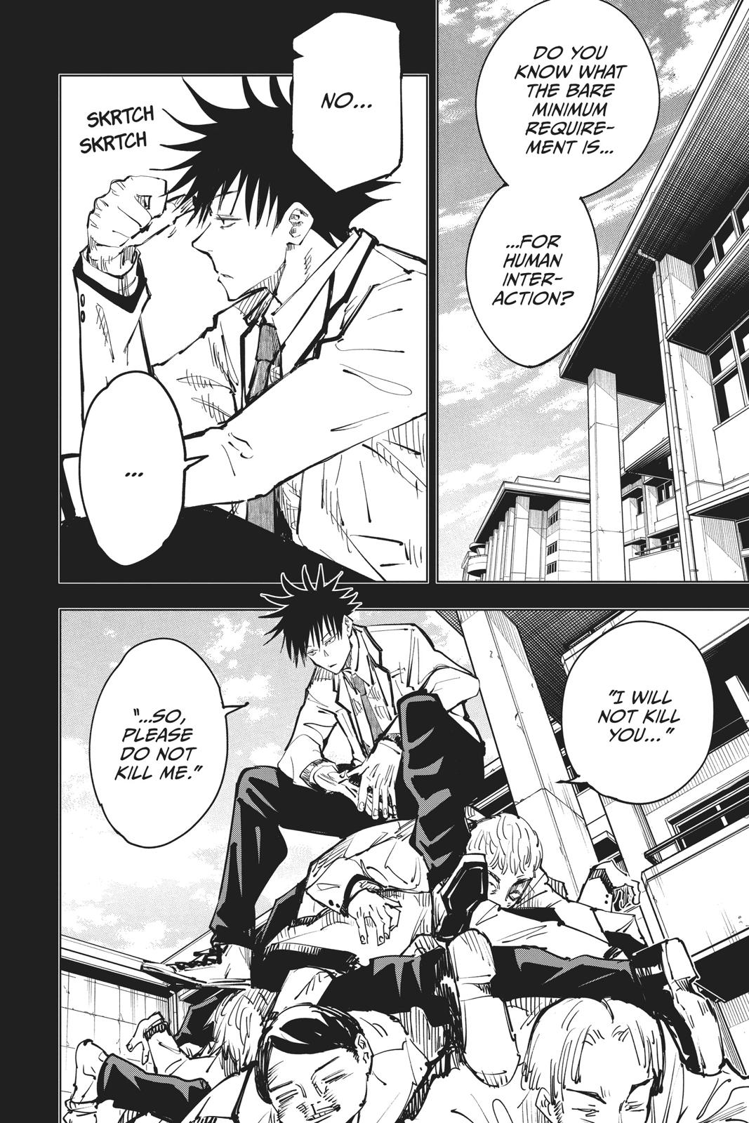 Jujutsu Kaisen Manga Chapter 59 page 4 - The Origin of Obedience, Part 5