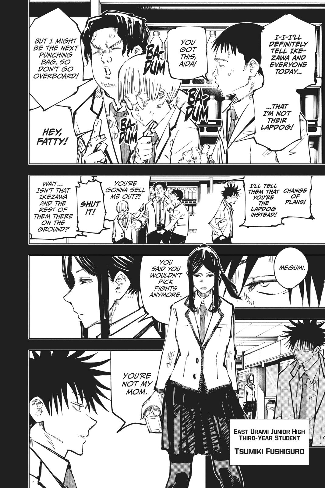 Jujutsu Kaisen Manga Chapter 59 page 6 - The Origin of Obedience, Part 5