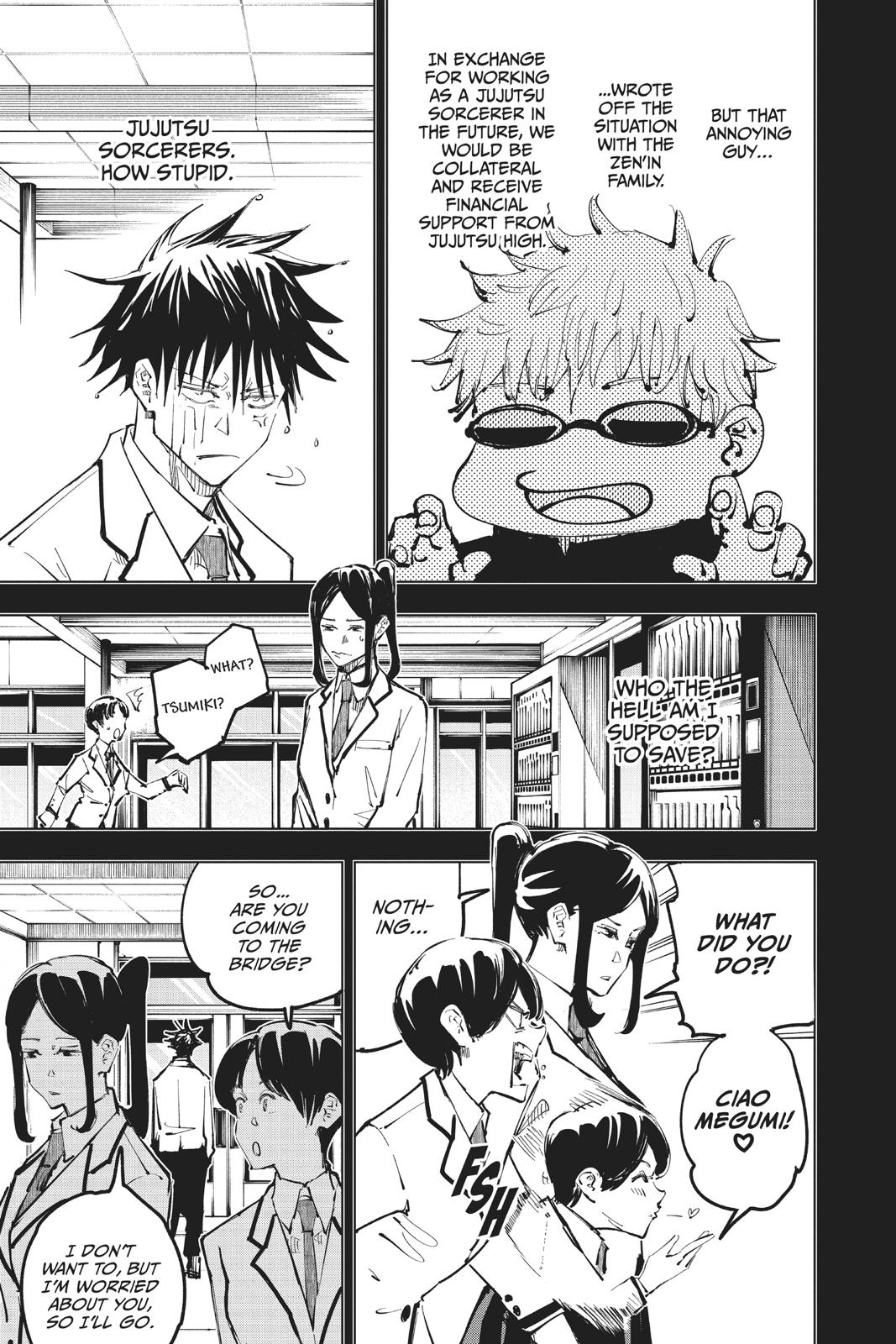 Jujutsu Kaisen Manga Chapter 59 page 9 - The Origin of Obedience, Part 5