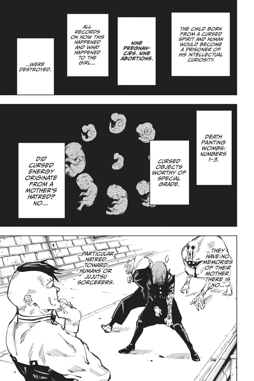 Jujutsu Kaisen Manga Chapter 60 page 13 - The Origin of Obedience, Part 6