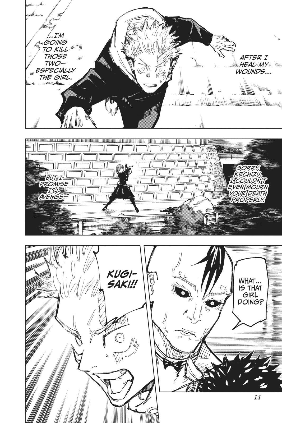 Jujutsu Kaisen Manga Chapter 62 page 14 - The Origin of Obedience, Part 8