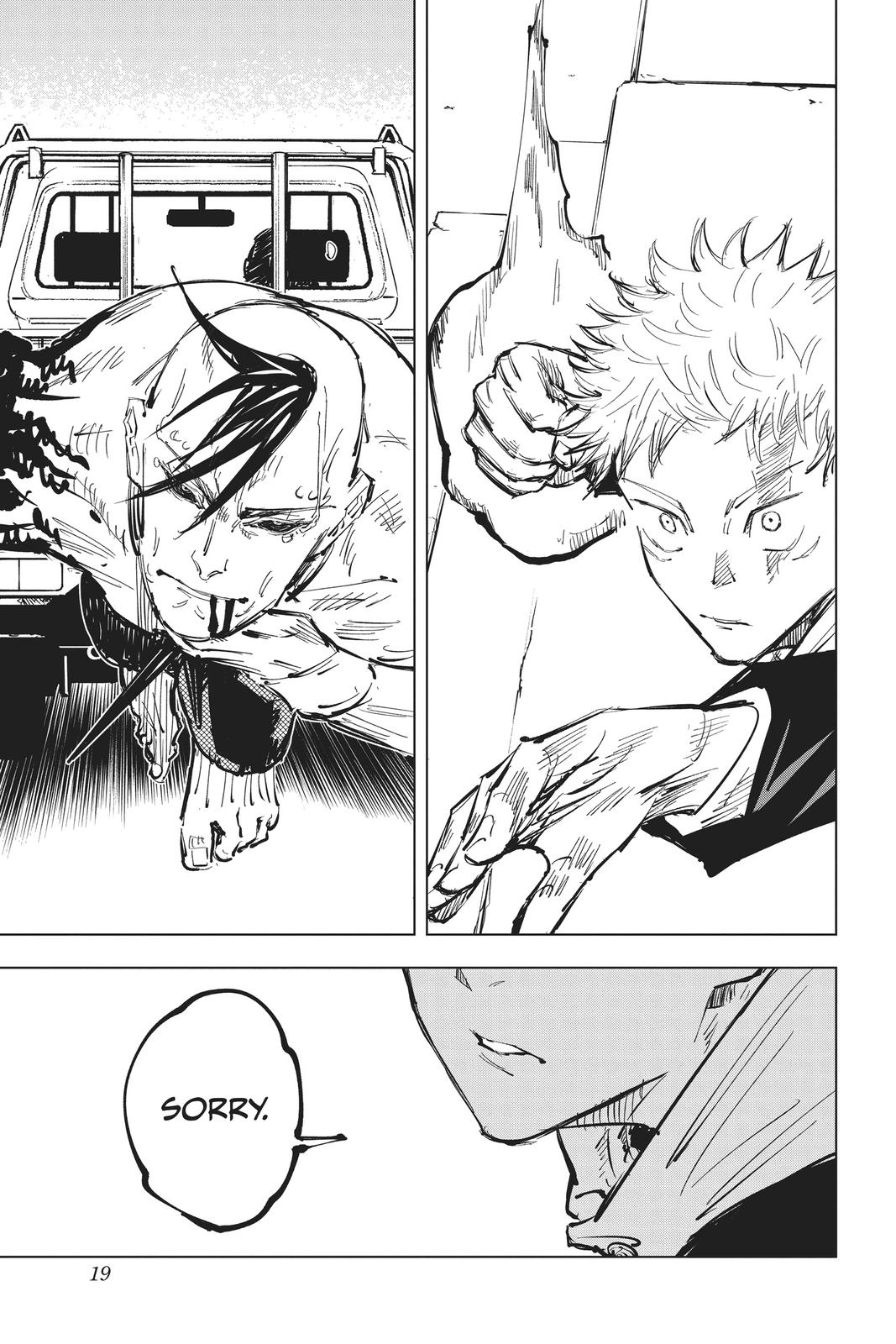 Jujutsu Kaisen Manga Chapter 62 page 18 - The Origin of Obedience, Part 8