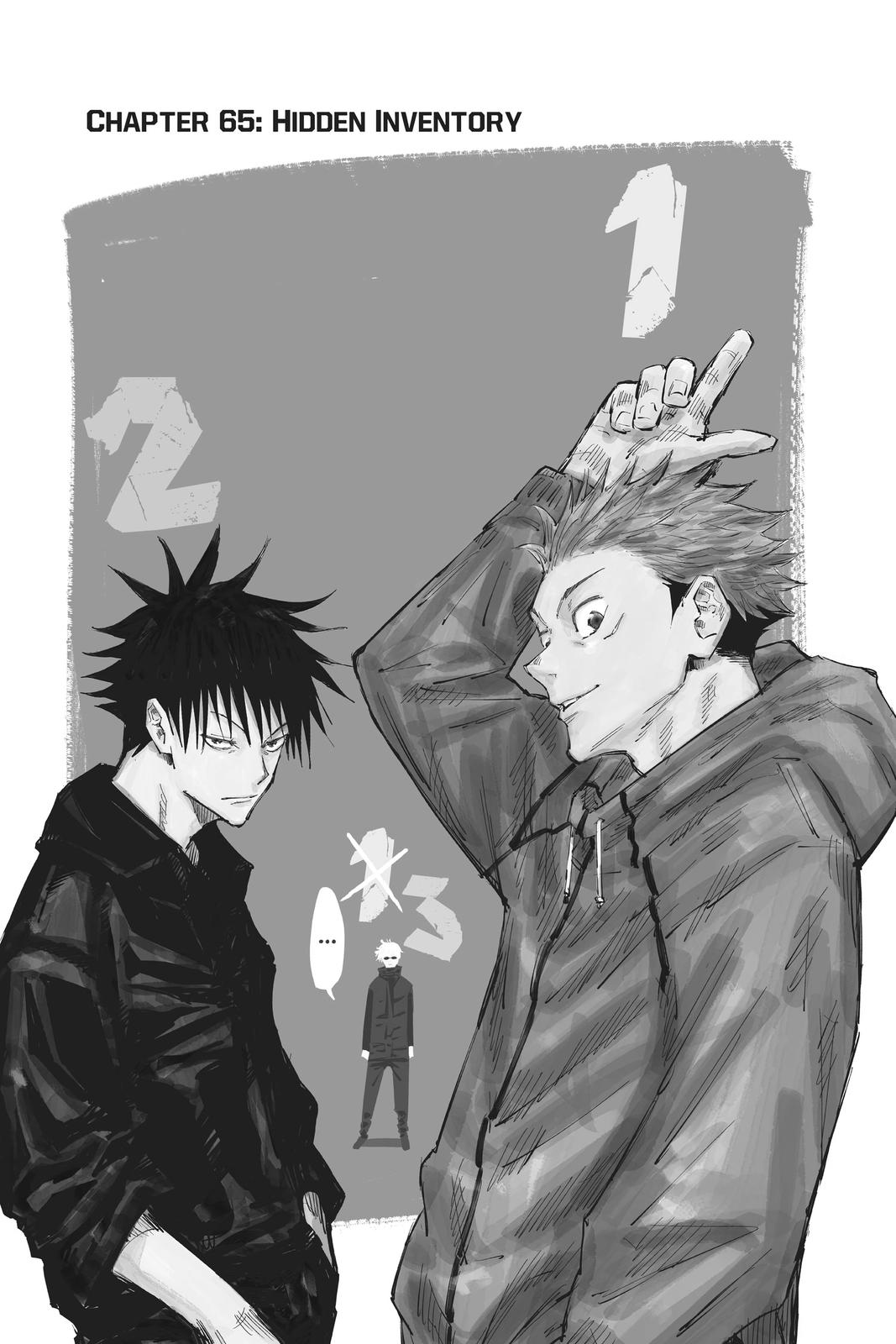 Jujutsu Kaisen Manga Chapter 65 page 1 - Hidden Inventory