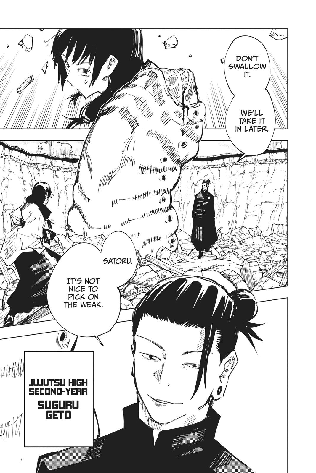 Jujutsu Kaisen Manga Chapter 65 page 11 - Hidden Inventory