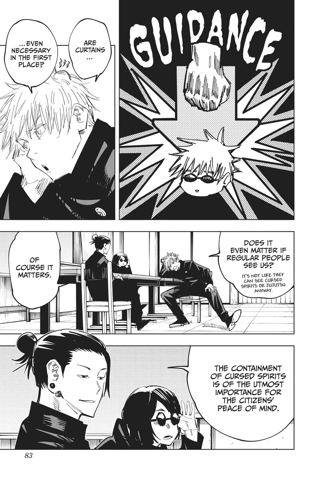 Jujutsu Kaisen Manga Chapter 65 page 15 - Hidden Inventory
