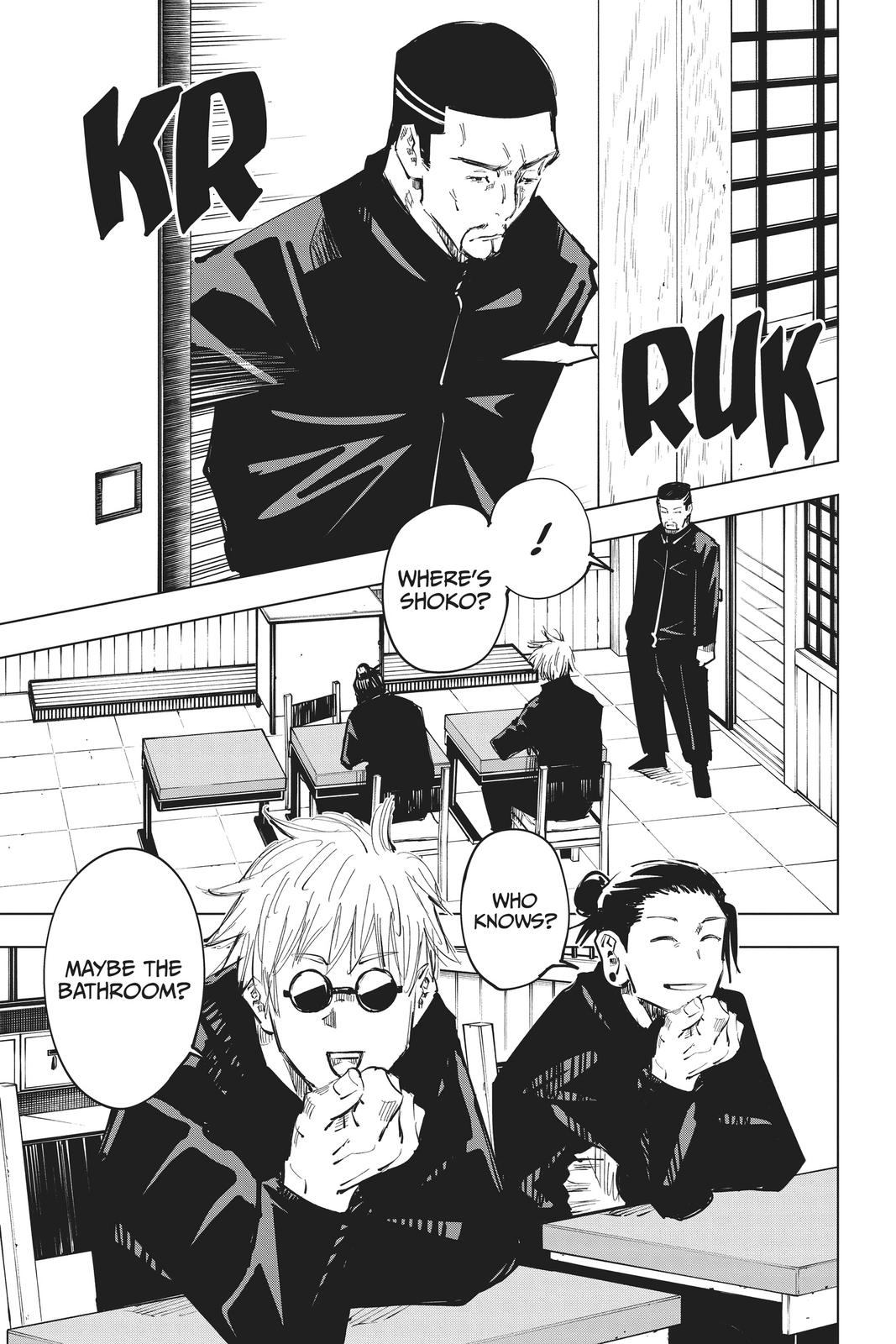 Jujutsu Kaisen Manga Chapter 65 page 19 - Hidden Inventory