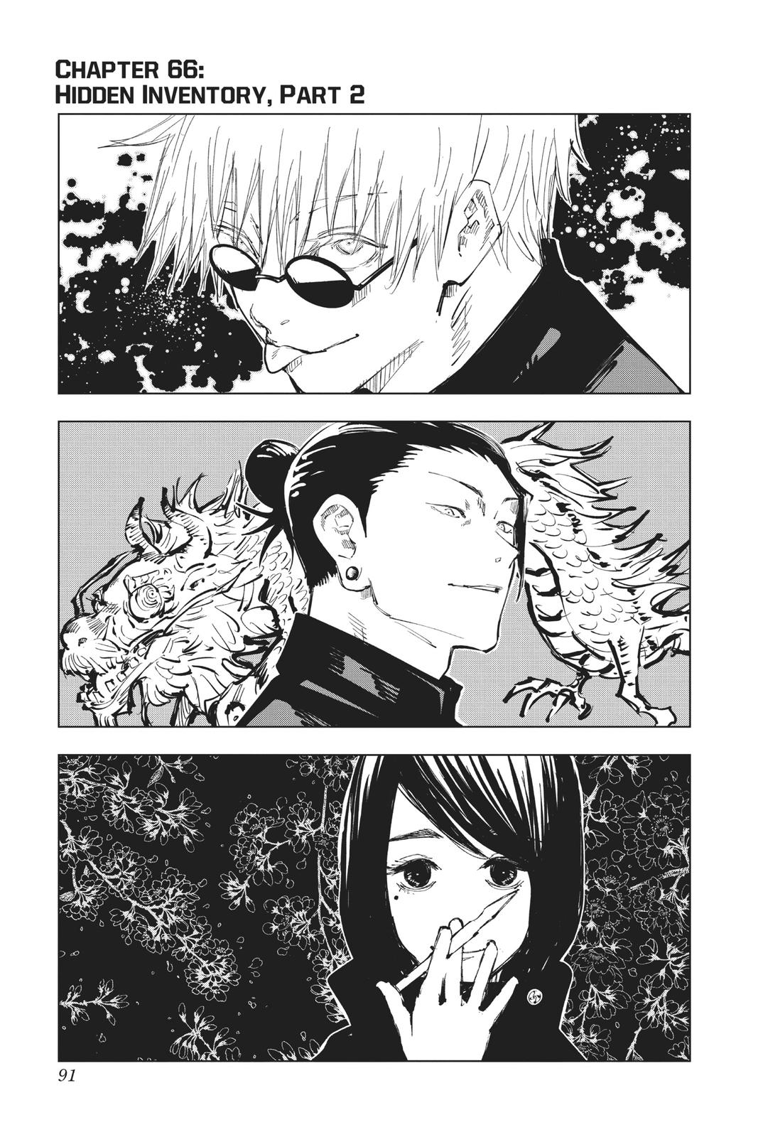 Jujutsu Kaisen Manga Chapter 66 page 1 - Hidden Inventory, Part 2