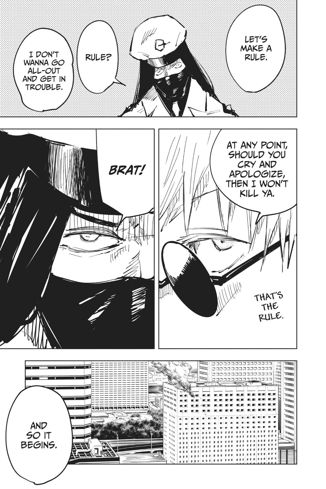 Jujutsu Kaisen Manga Chapter 66 page 17 - Hidden Inventory, Part 2