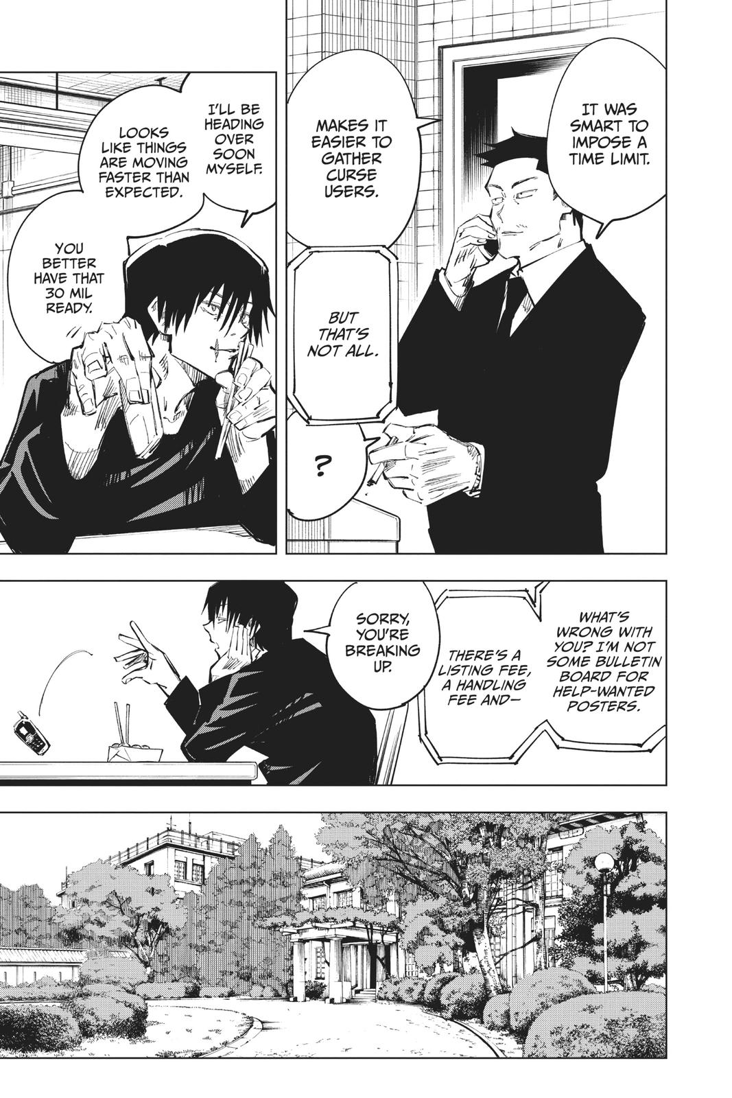Jujutsu Kaisen Manga Chapter 68 page 3 - Hidden Inventory, Part 4