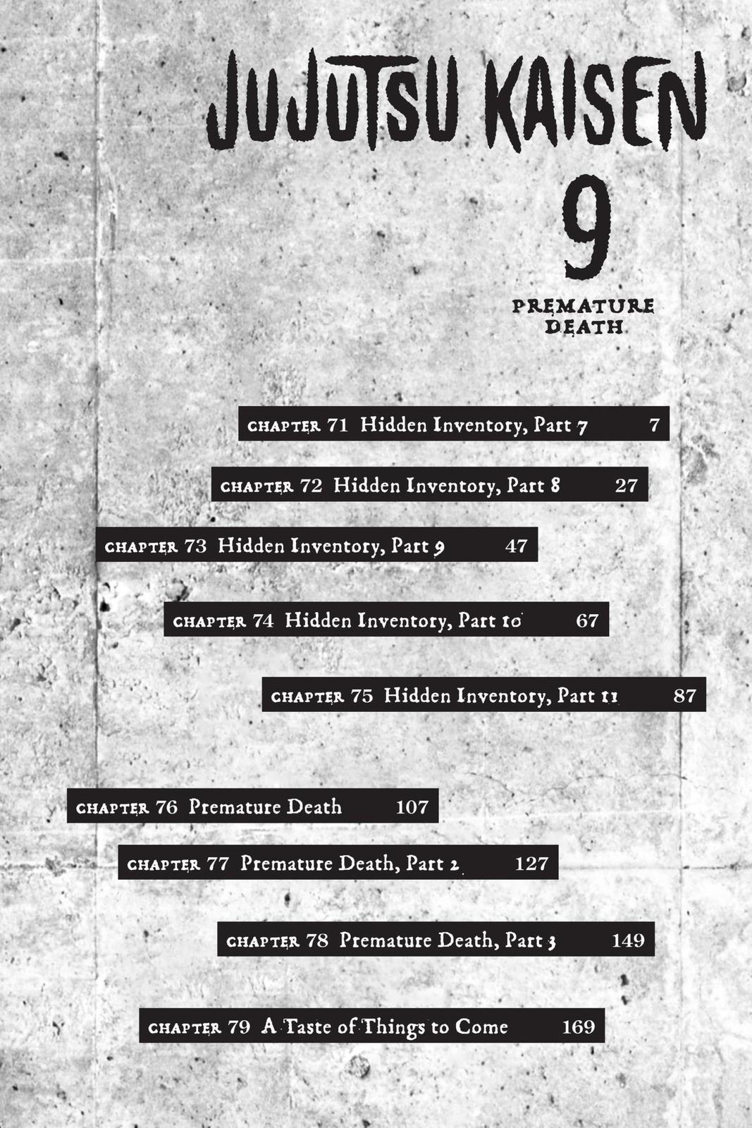 Jujutsu Kaisen Manga Chapter 71 page 6 - Hidden Inventory, Part 7