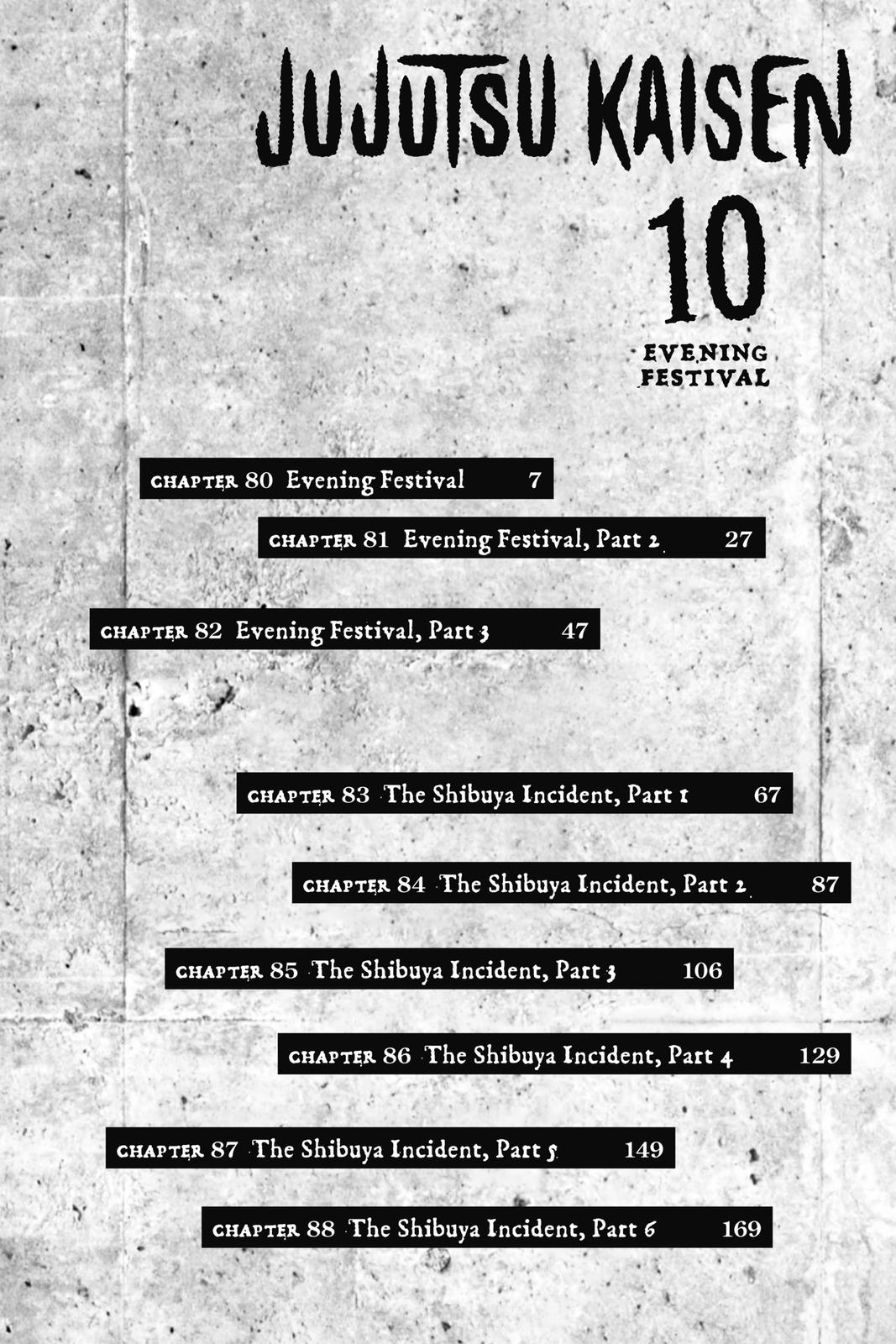 Jujutsu Kaisen Manga Chapter 80 page 6 - Evening Festival
