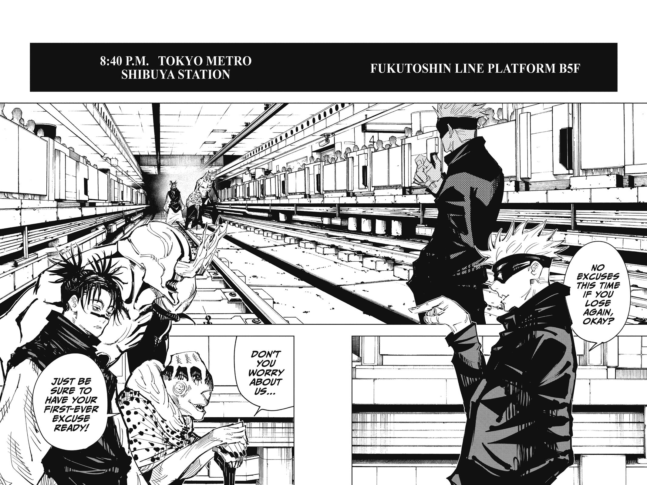 Jujutsu Kaisen Manga Chapter 83 page 18 - The Shibuya Incident, Part 1