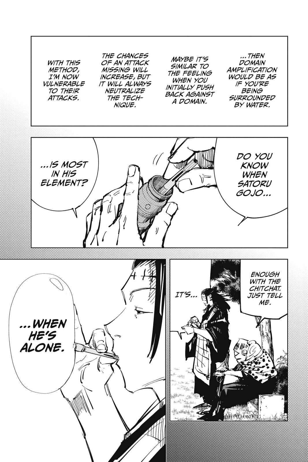 Jujutsu Kaisen Manga Chapter 84 page 11 - The Shibuya Incident, Part 2