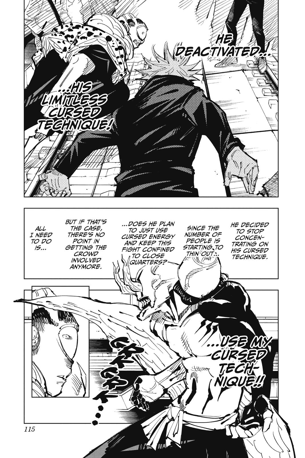 Jujutsu Kaisen Manga Chapter 85 page 9 - The Shibuya Incident, Part 3