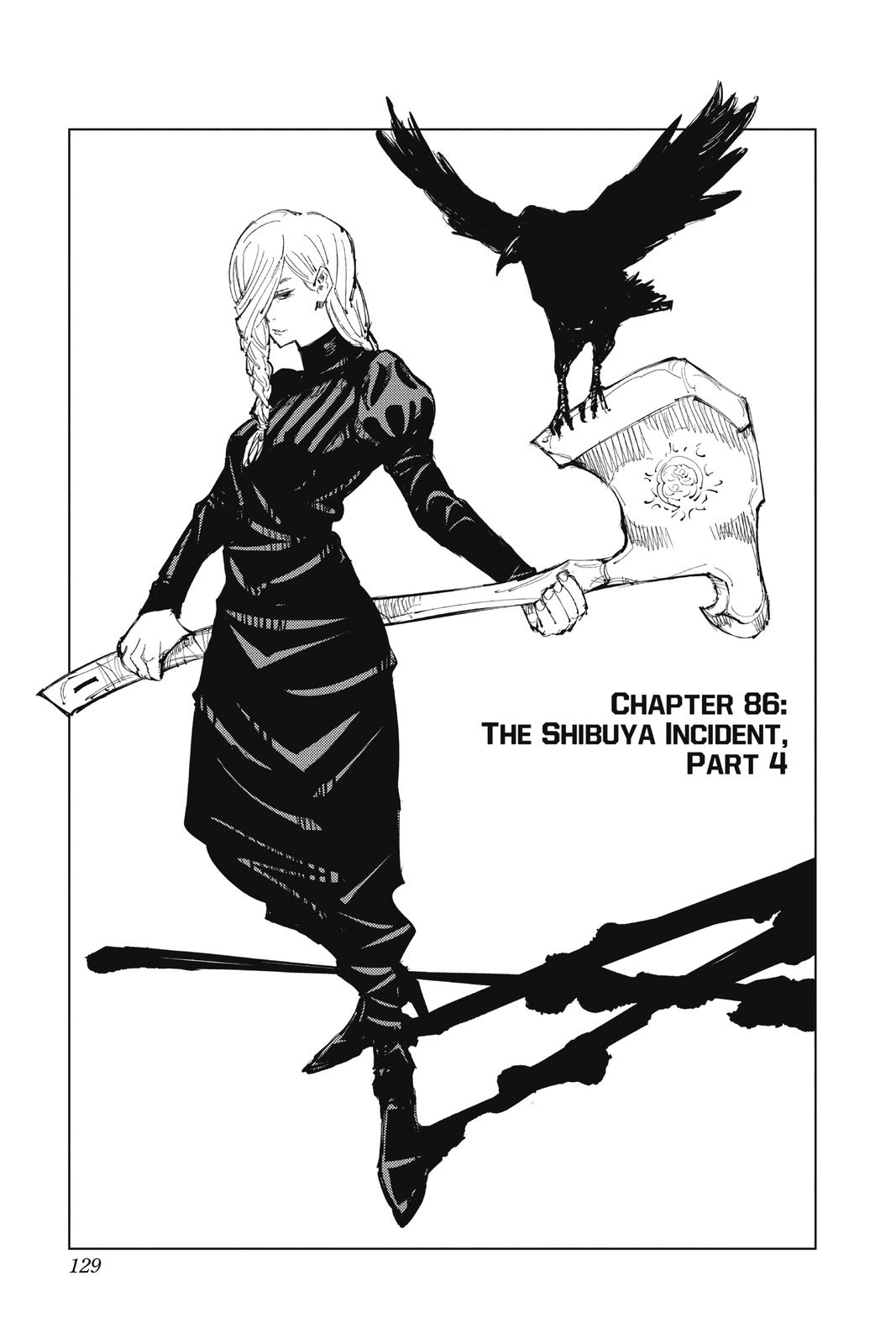 Jujutsu Kaisen Manga Chapter 86 page 1 - The Shibuya Incident, Part 4
