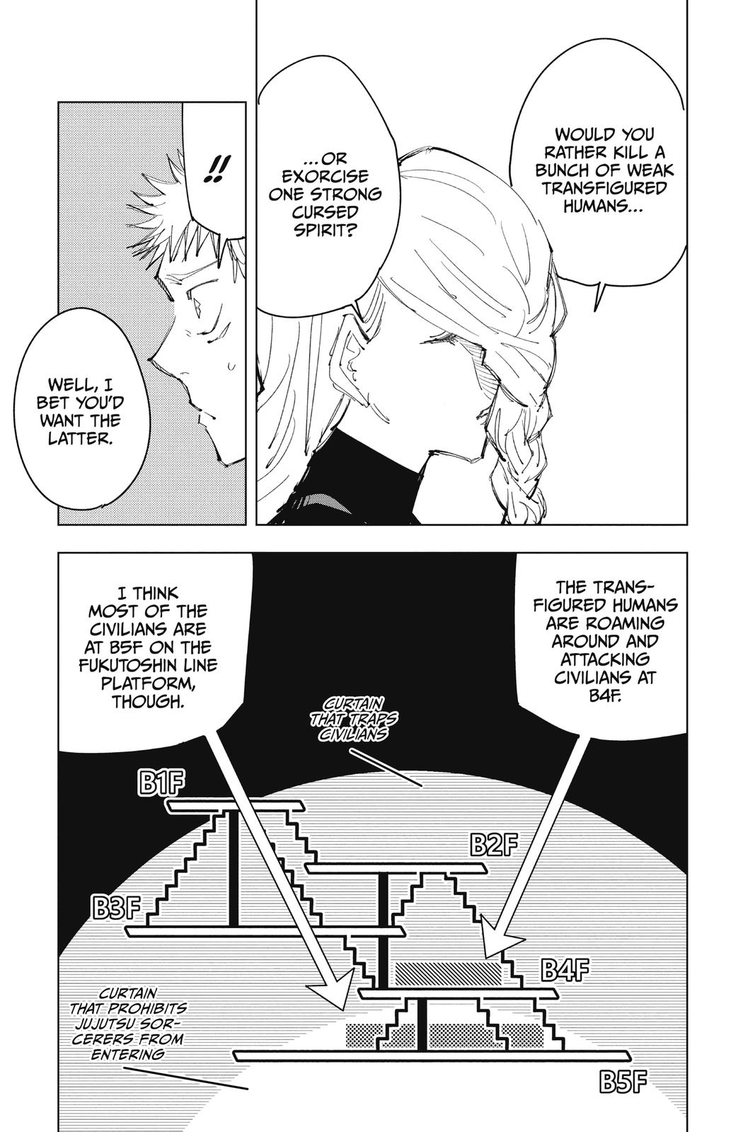 Jujutsu Kaisen Manga Chapter 86 page 5 - The Shibuya Incident, Part 4