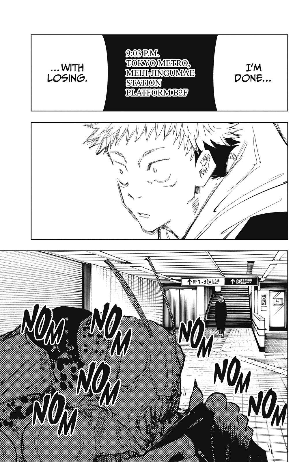 Jujutsu Kaisen Manga Chapter 86 page 9 - The Shibuya Incident, Part 4