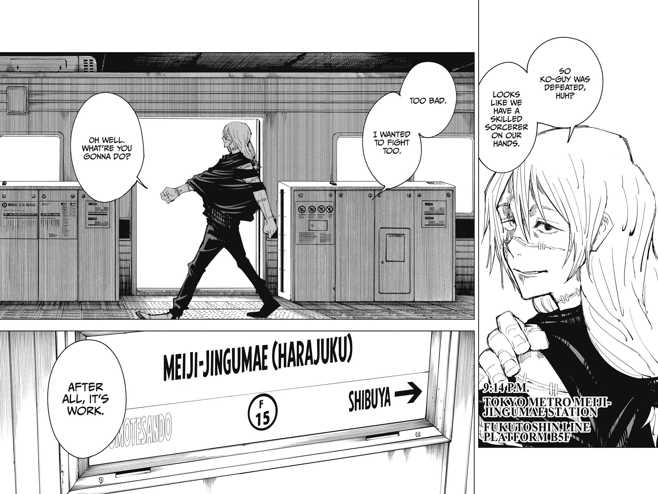 Jujutsu Kaisen Manga Chapter 87 page 17 - The Shibuya Incident, Part 5