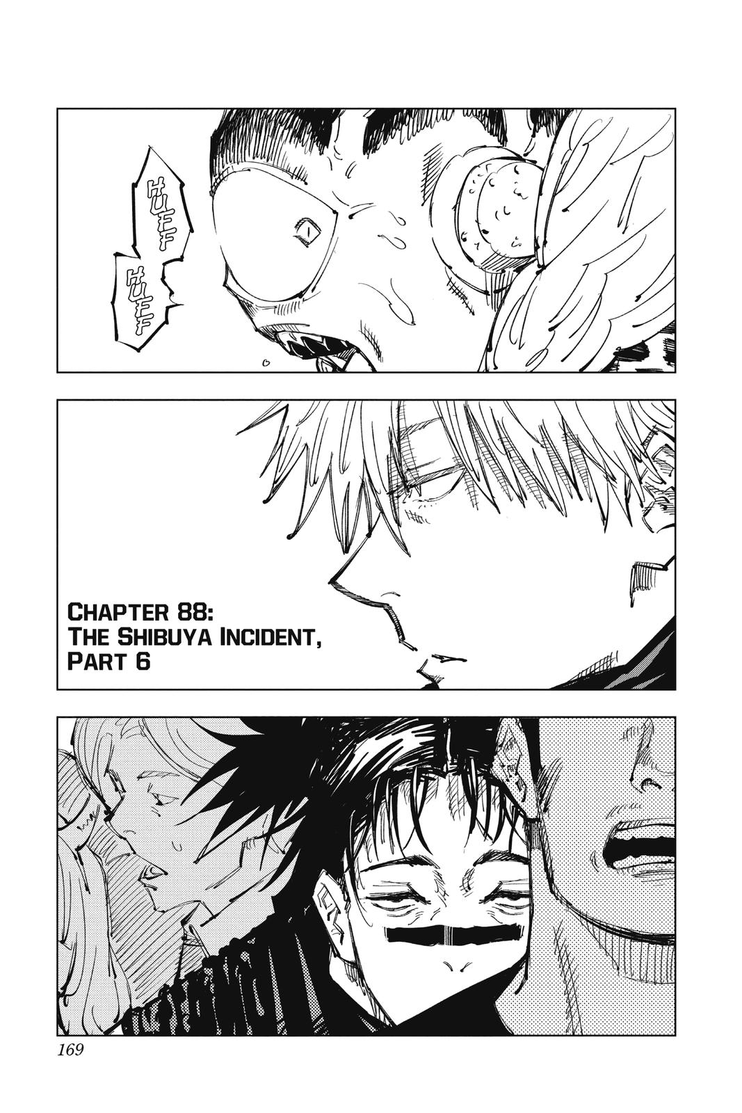 Jujutsu Kaisen Manga Chapter 88 page 1 - The Shibuya Incident, Part 6