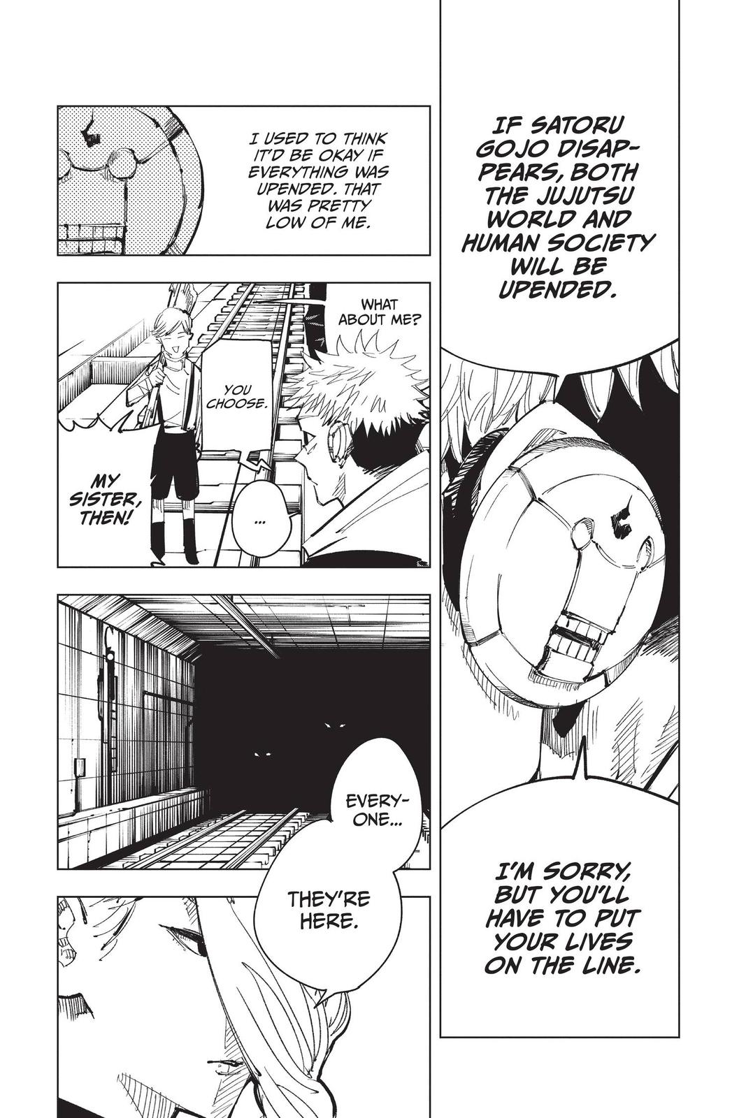 Jujutsu Kaisen Manga Chapter 91 page 13 - The Shibuya Incident, Part 9