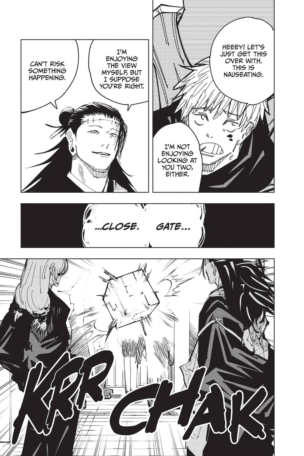 Jujutsu Kaisen Manga Chapter 91 page 5 - The Shibuya Incident, Part 9