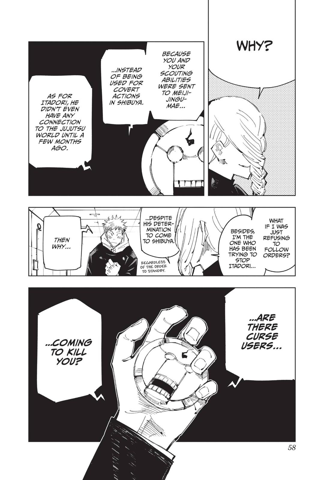 Jujutsu Kaisen Manga Chapter 91 page 8 - The Shibuya Incident, Part 9