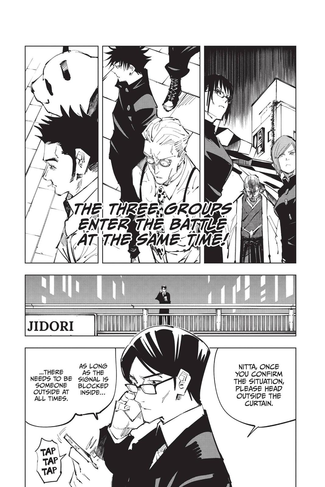 Jujutsu Kaisen Manga Chapter 92 page 3 - The Shibuya Incident, Part 10