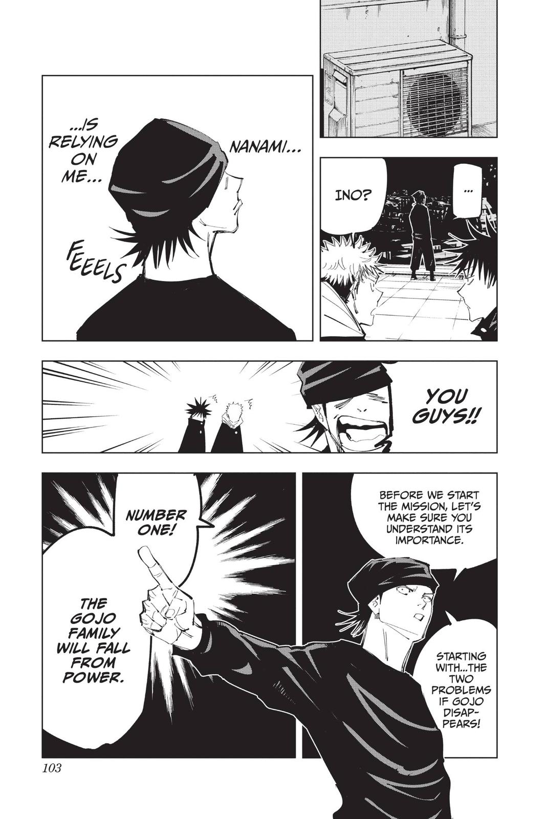 Jujutsu Kaisen Manga Chapter 93 page 13 - The Shibuya Incident, Part 11