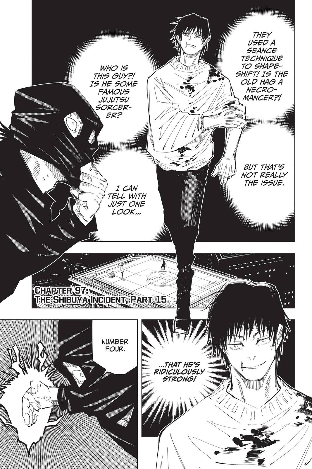 Jujutsu Kaisen Manga Chapter 97 page 1 - The Shibuya Incident, Part 15