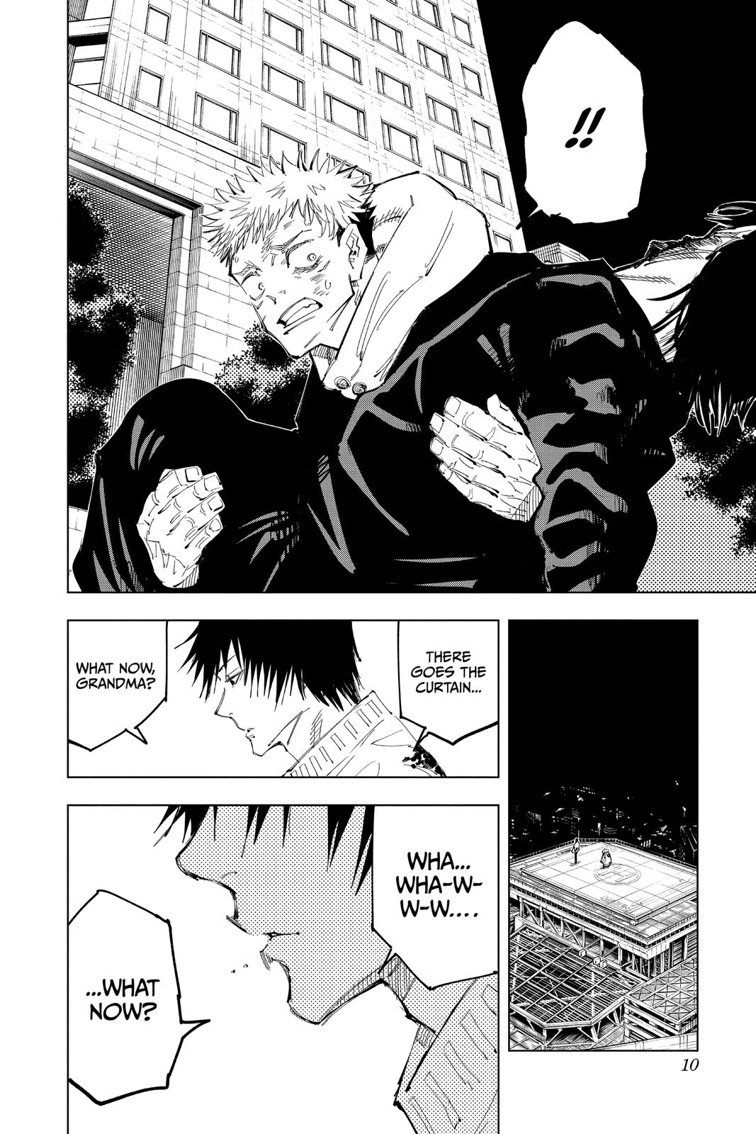 Jujutsu Kaisen Manga Chapter 98 page 10 - The Shibuya Incident, Part 16
