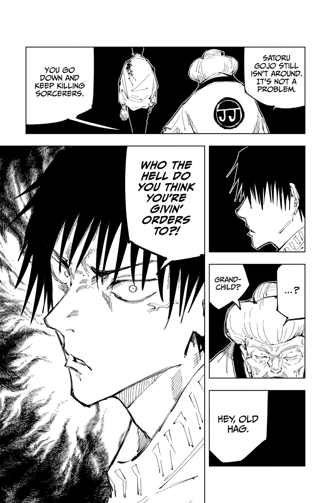 Jujutsu Kaisen Manga Chapter 98 page 11 - The Shibuya Incident, Part 16