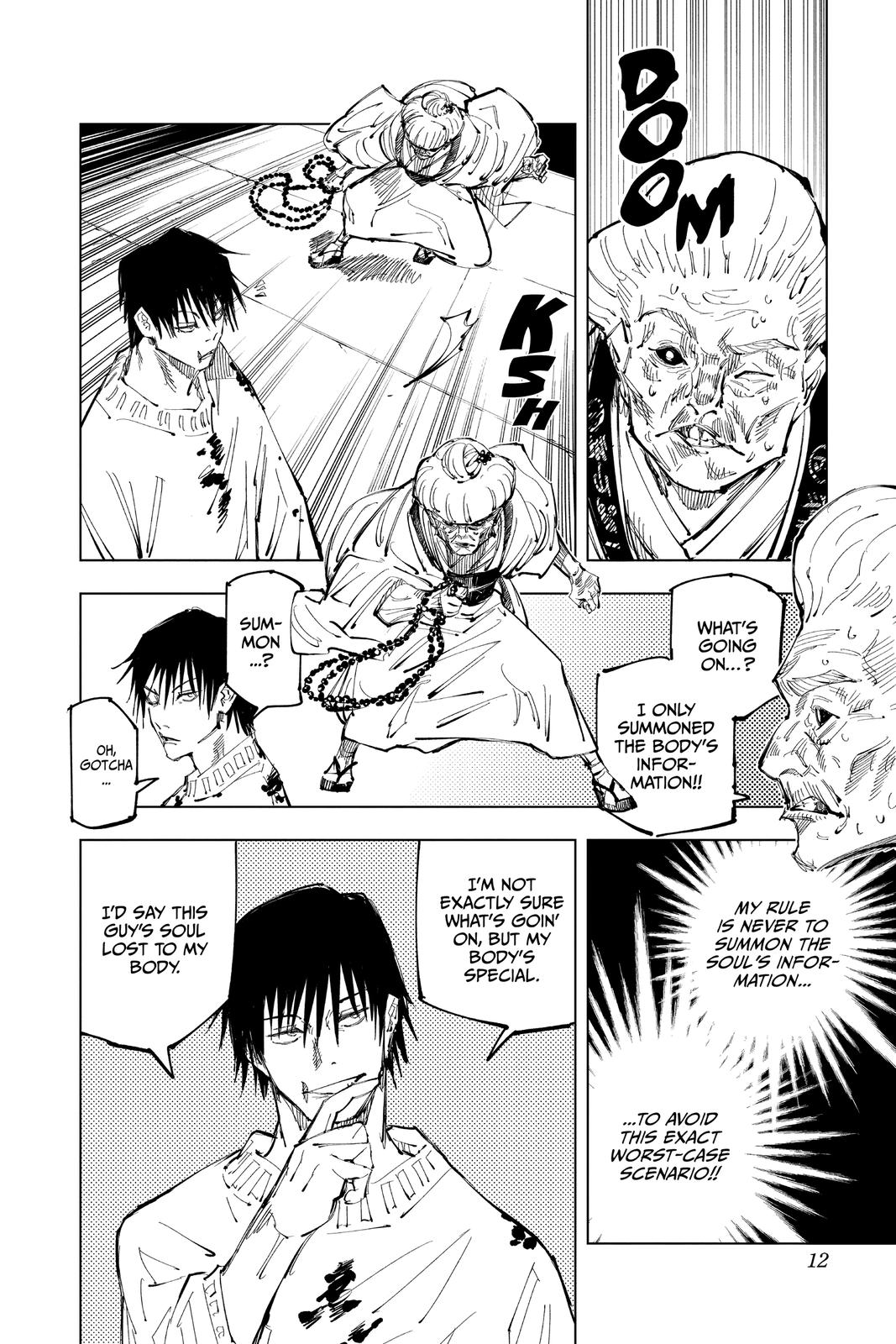 Jujutsu Kaisen Manga Chapter 98 page 12 - The Shibuya Incident, Part 16
