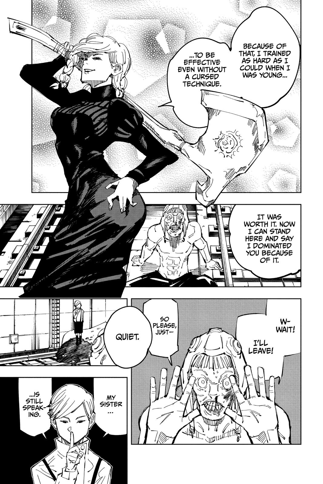 Jujutsu Kaisen Manga Chapter 98 page 19 - The Shibuya Incident, Part 16