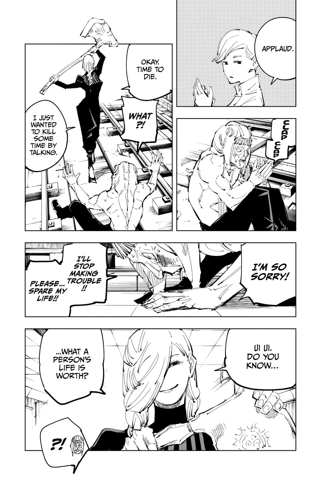 Jujutsu Kaisen Manga Chapter 98 page 21 - The Shibuya Incident, Part 16