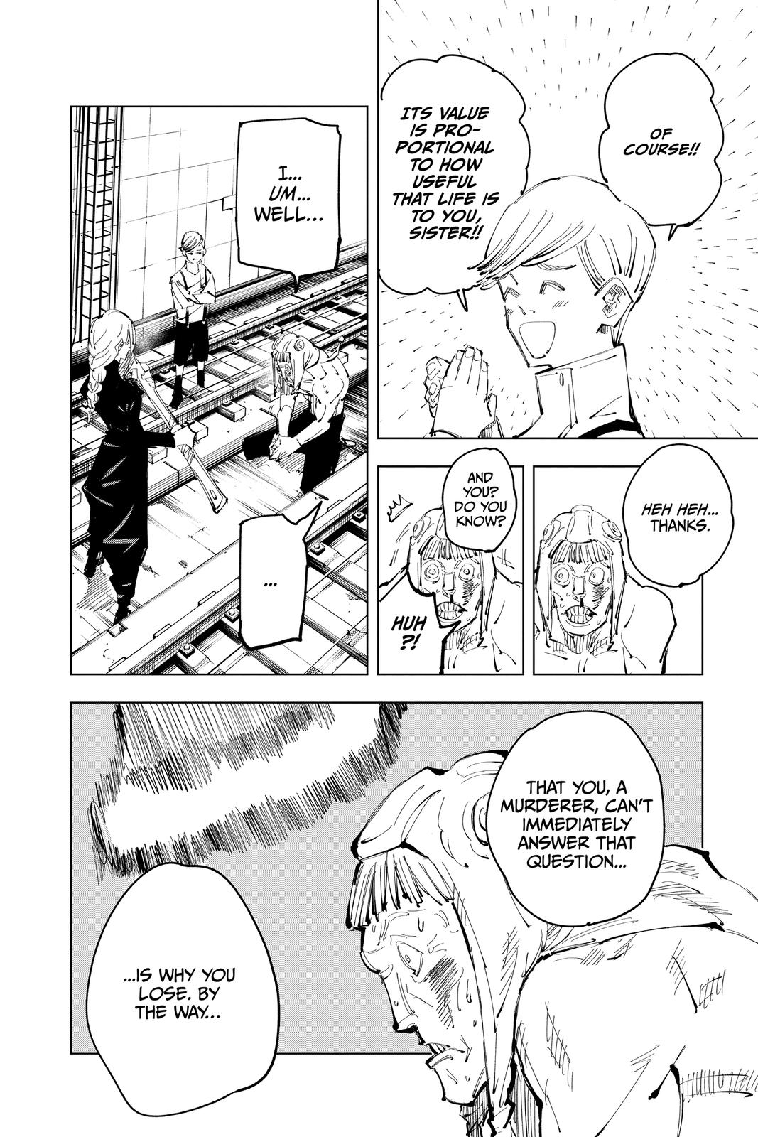 Jujutsu Kaisen Manga Chapter 98 page 22 - The Shibuya Incident, Part 16