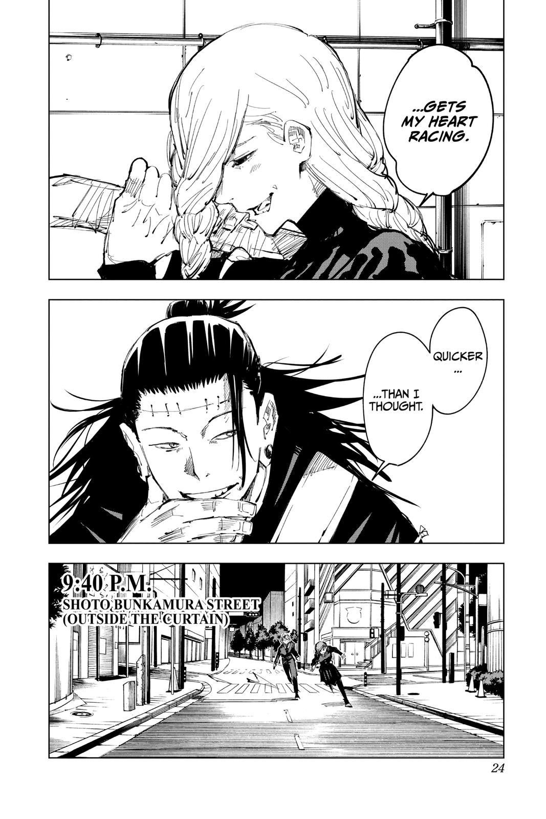 Jujutsu Kaisen Manga Chapter 98 page 24 - The Shibuya Incident, Part 16